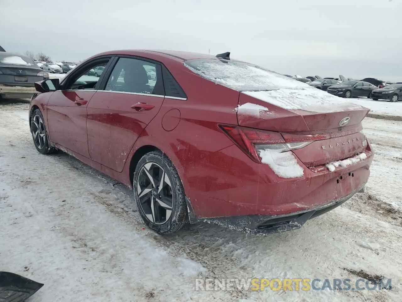 2 Фотография поврежденного автомобиля KMHLP4AG4NU362193 HYUNDAI ELANTRA 2022