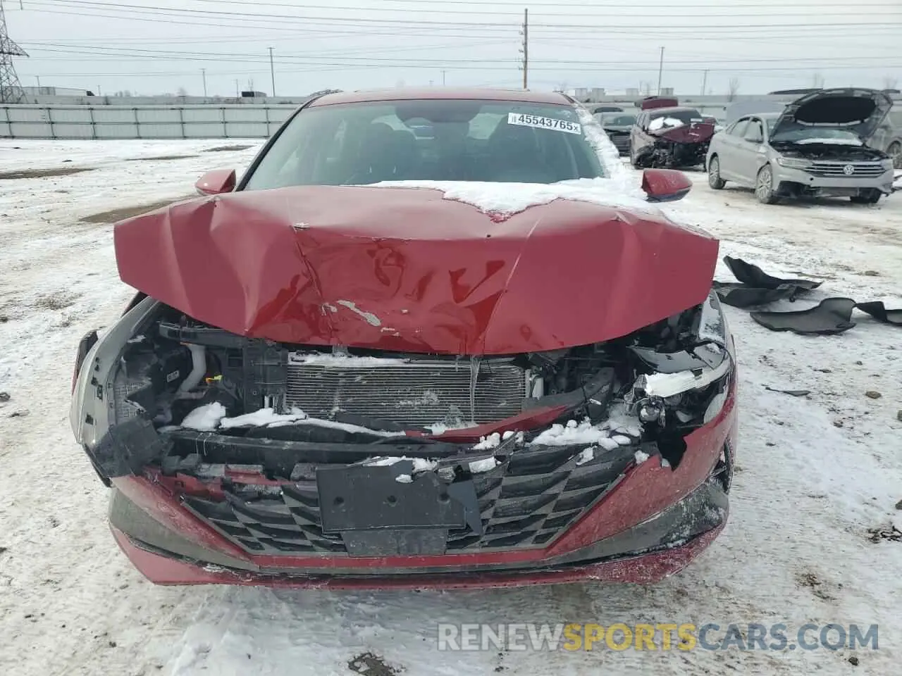 5 Фотография поврежденного автомобиля KMHLP4AG4NU362193 HYUNDAI ELANTRA 2022