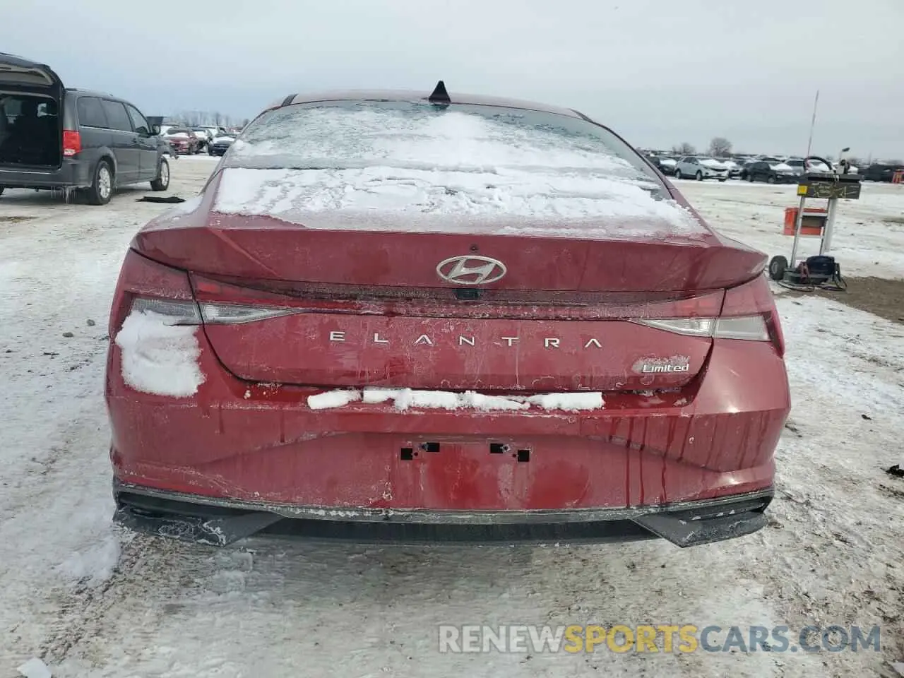 6 Фотография поврежденного автомобиля KMHLP4AG4NU362193 HYUNDAI ELANTRA 2022