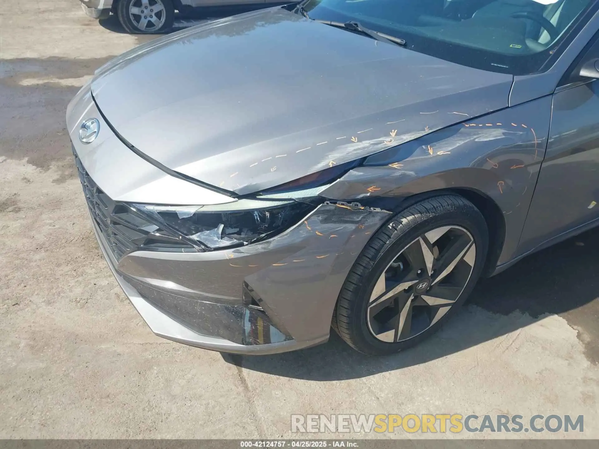 6 Photograph of a damaged car KMHLP4AG7NU359174 HYUNDAI ELANTRA 2022