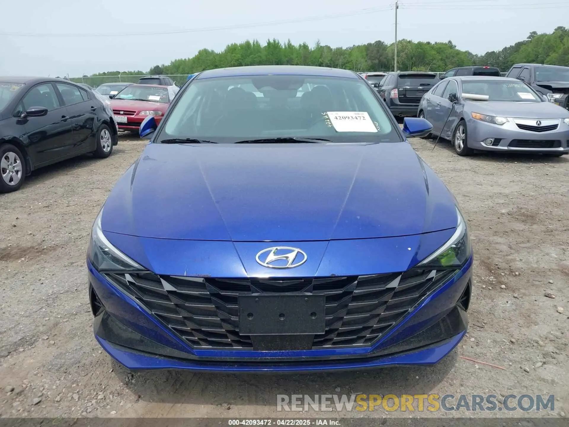 12 Фотография поврежденного автомобиля KMHLP4AG7NU360180 HYUNDAI ELANTRA 2022