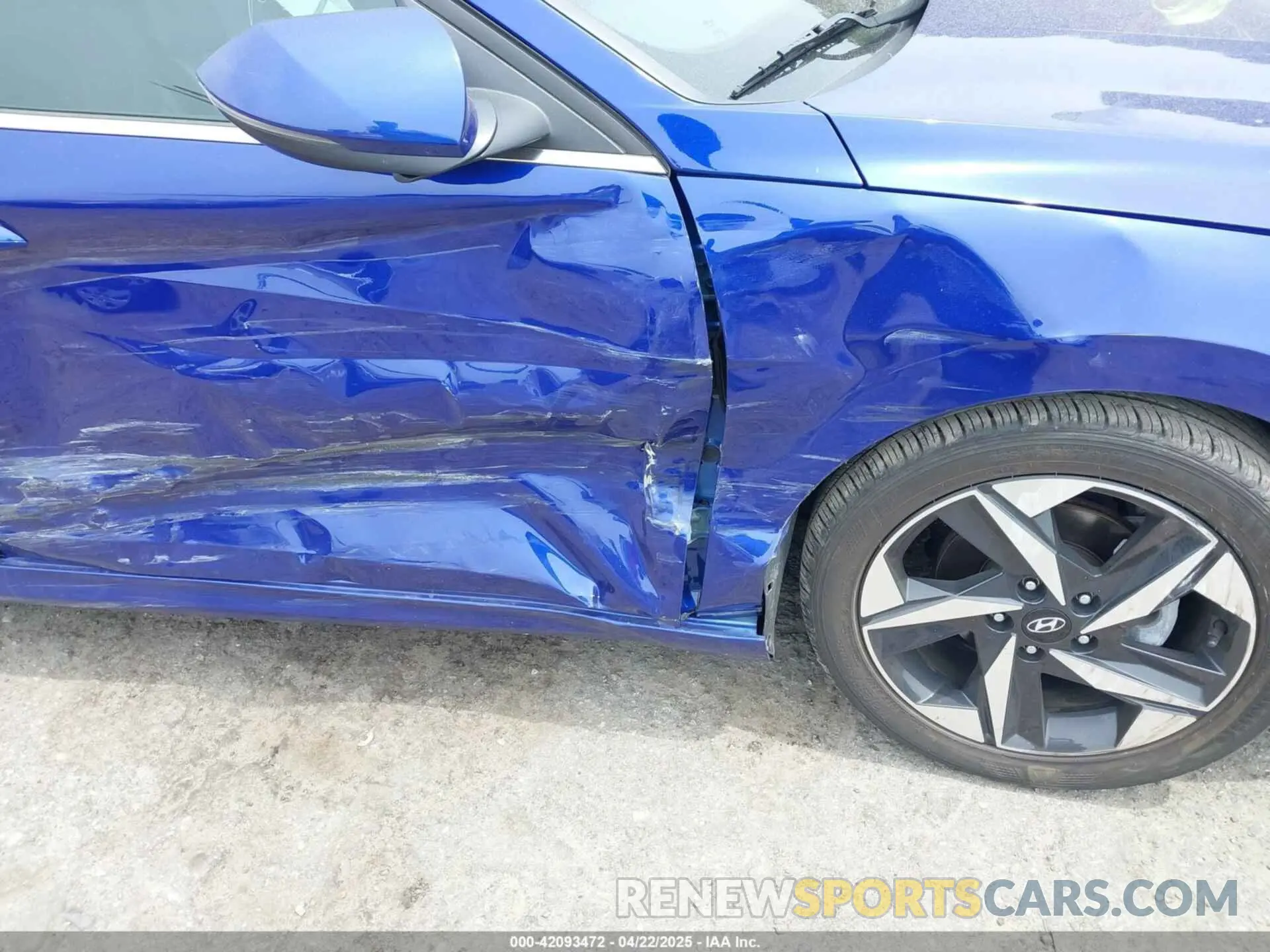 6 Фотография поврежденного автомобиля KMHLP4AG7NU360180 HYUNDAI ELANTRA 2022