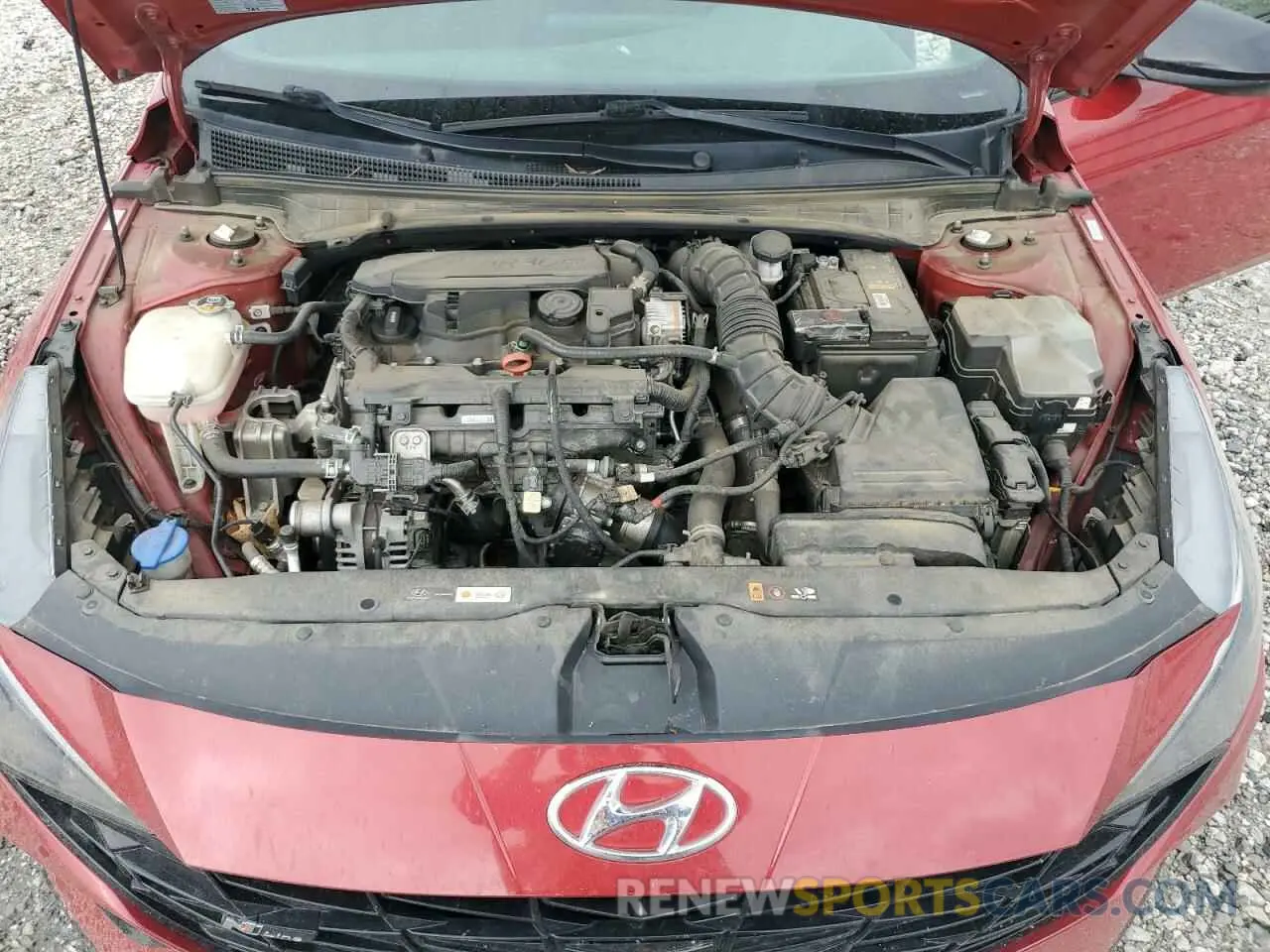 11 Photograph of a damaged car KMHLR4AF0NU345599 HYUNDAI ELANTRA 2022