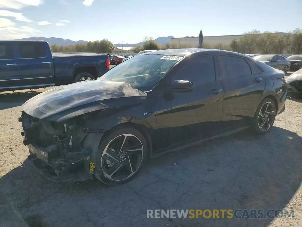 1 Photograph of a damaged car KMHLR4AF2NU326469 HYUNDAI ELANTRA 2022