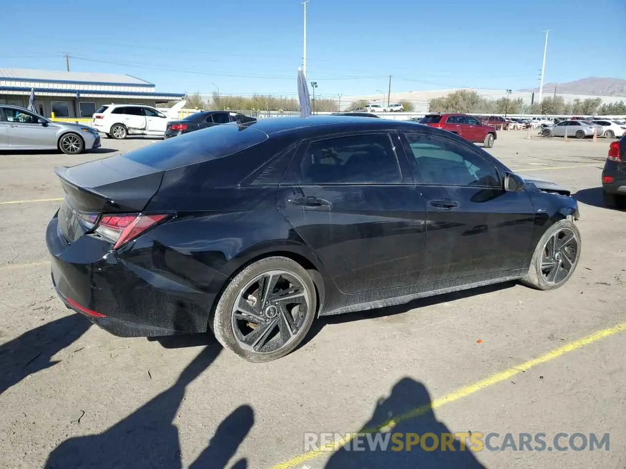 3 Photograph of a damaged car KMHLR4AF2NU326469 HYUNDAI ELANTRA 2022