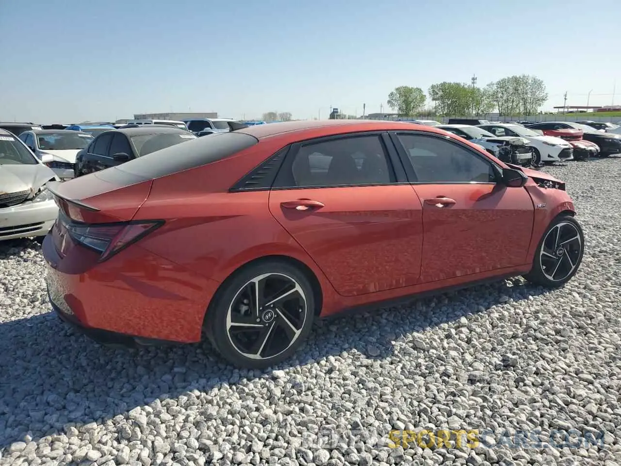 3 Фотография поврежденного автомобиля KMHLR4AF4NU241276 HYUNDAI ELANTRA 2022