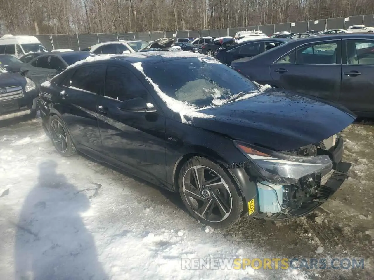 4 Фотография поврежденного автомобиля KMHLR4AF4NU272866 HYUNDAI ELANTRA 2022