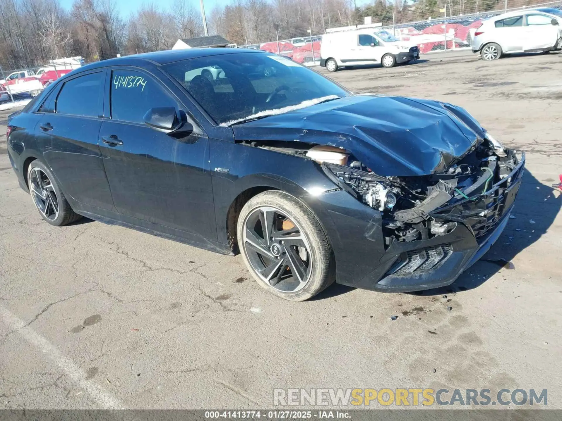 1 Photograph of a damaged car KMHLR4AF5NU326515 HYUNDAI ELANTRA 2022