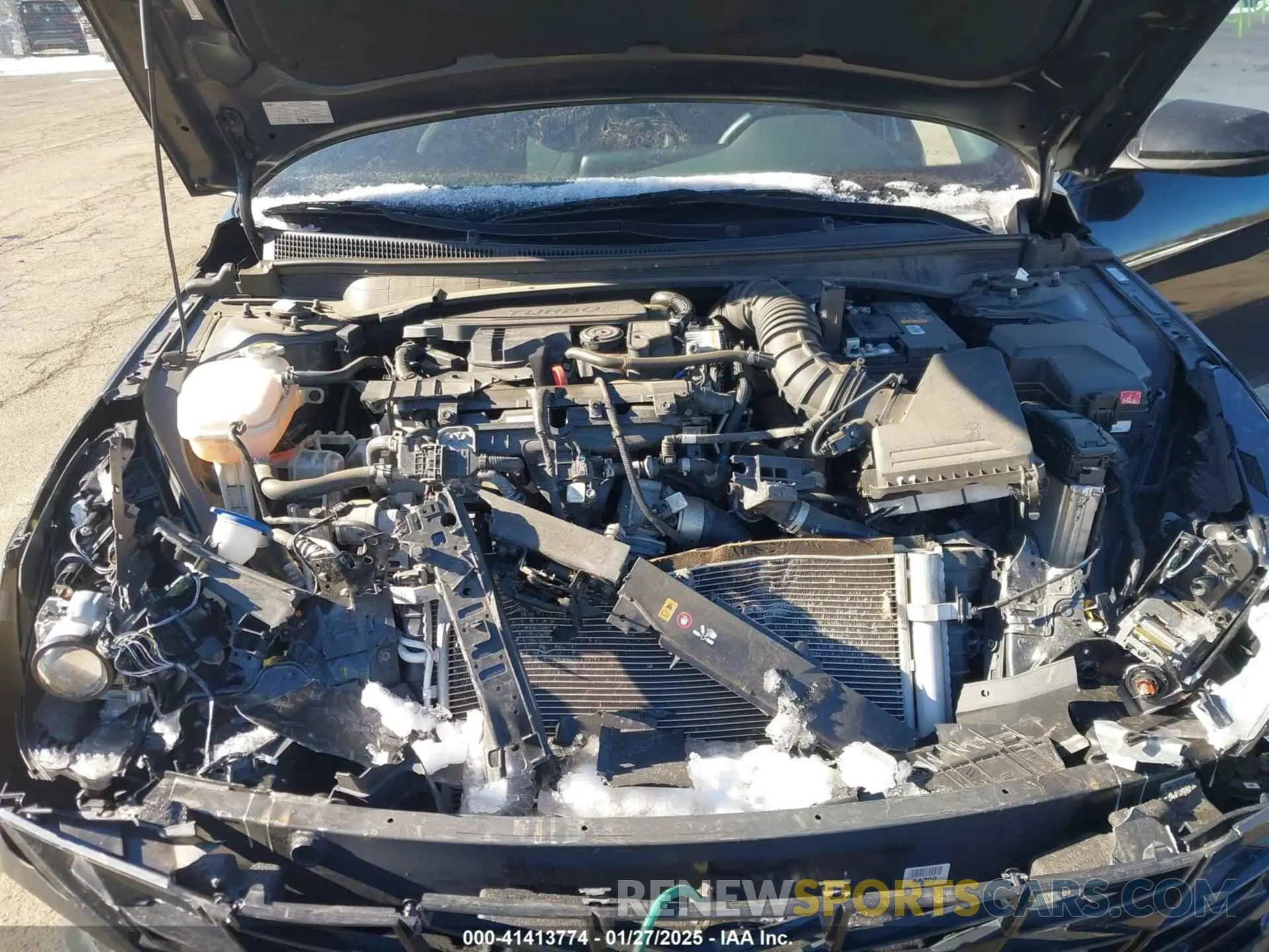 10 Photograph of a damaged car KMHLR4AF5NU326515 HYUNDAI ELANTRA 2022