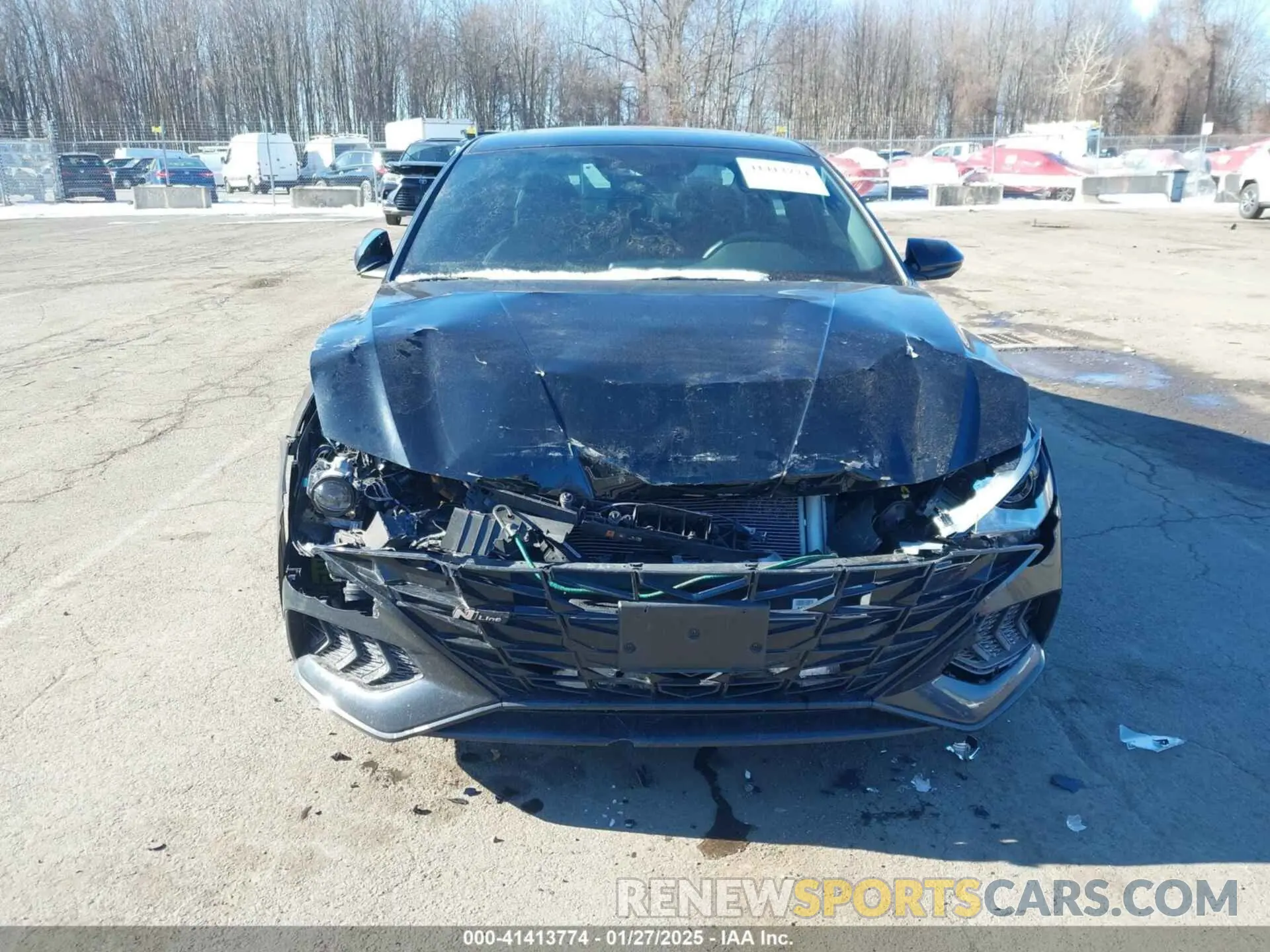 12 Photograph of a damaged car KMHLR4AF5NU326515 HYUNDAI ELANTRA 2022