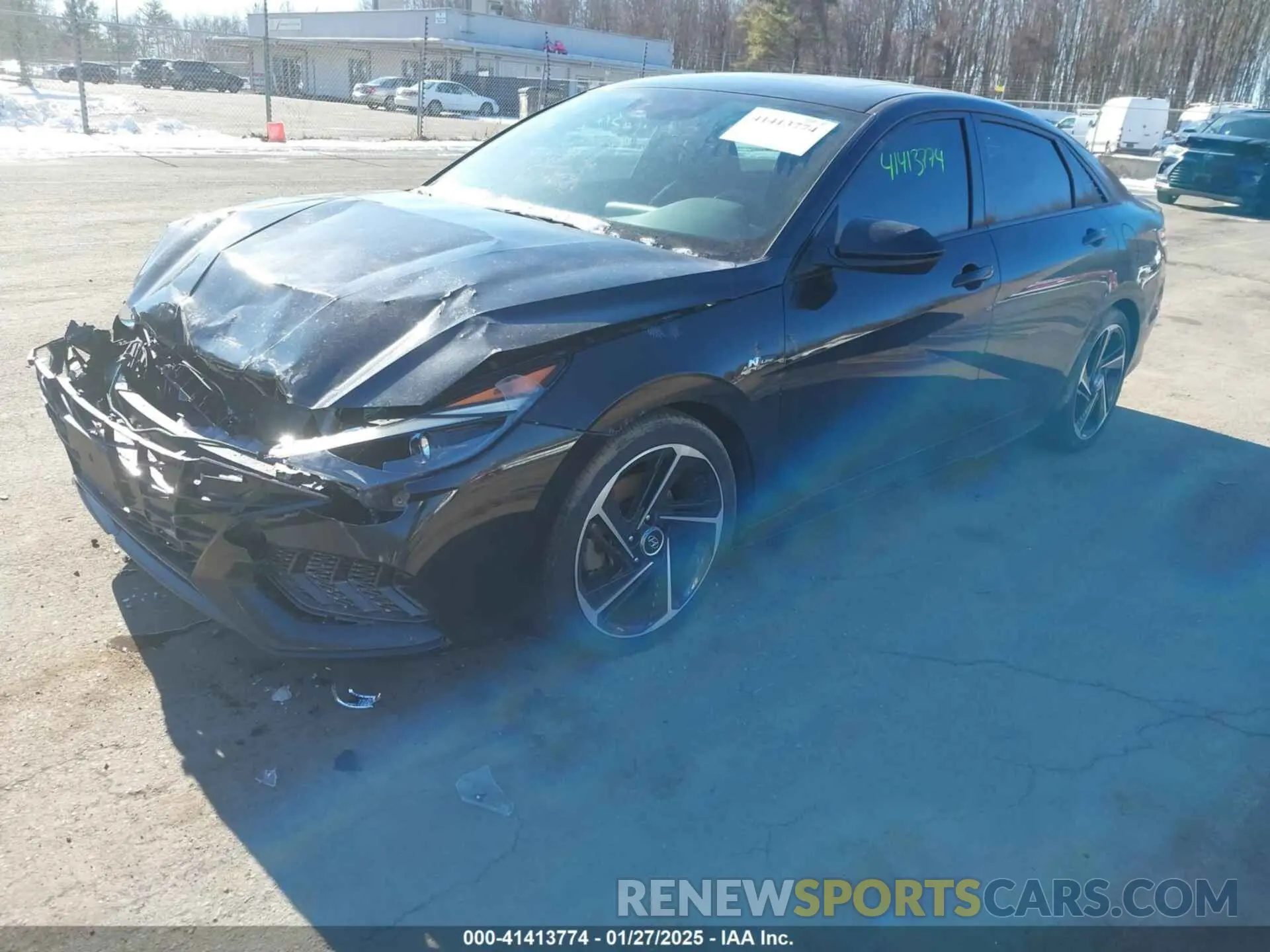 2 Photograph of a damaged car KMHLR4AF5NU326515 HYUNDAI ELANTRA 2022