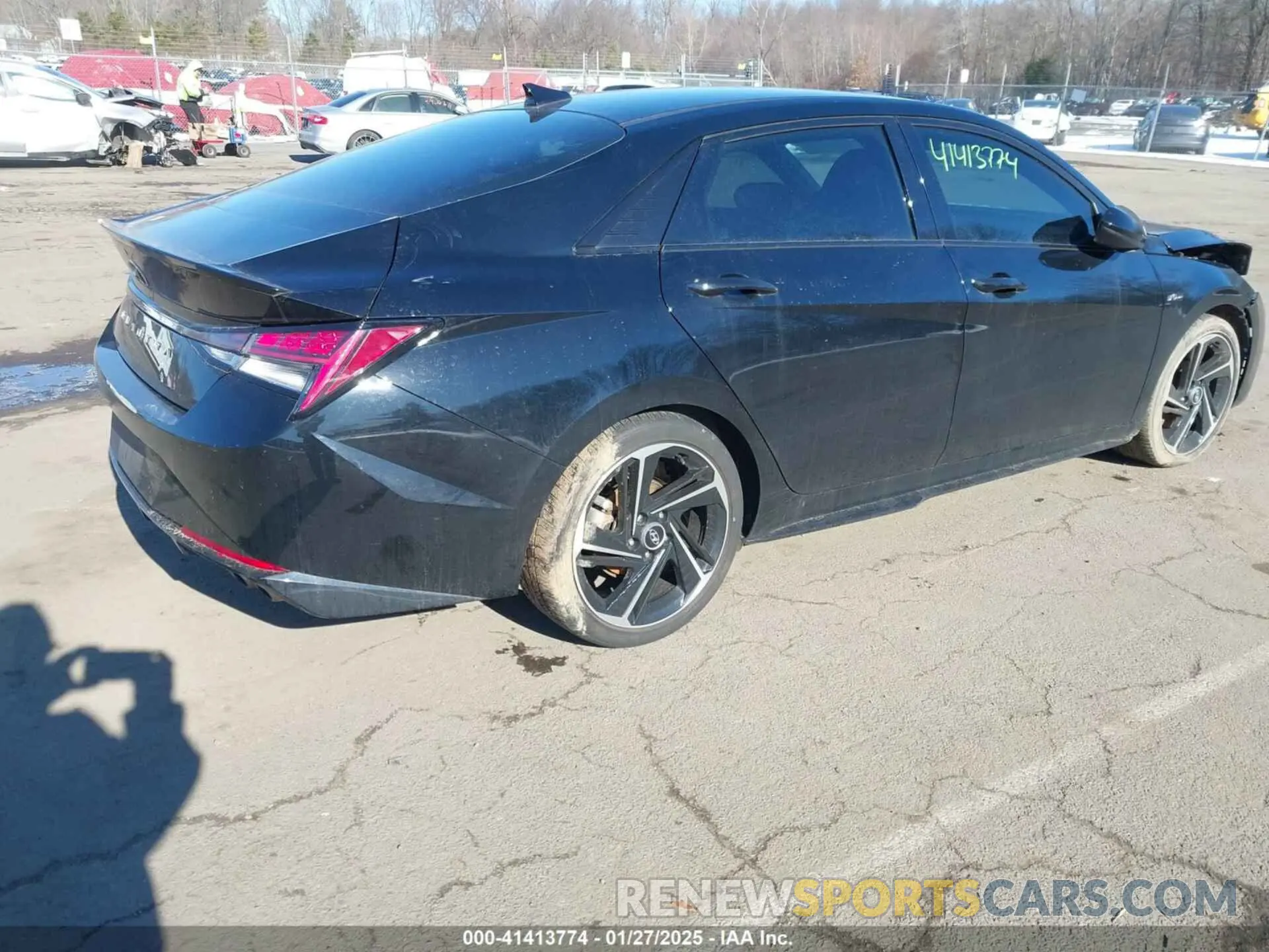 4 Photograph of a damaged car KMHLR4AF5NU326515 HYUNDAI ELANTRA 2022
