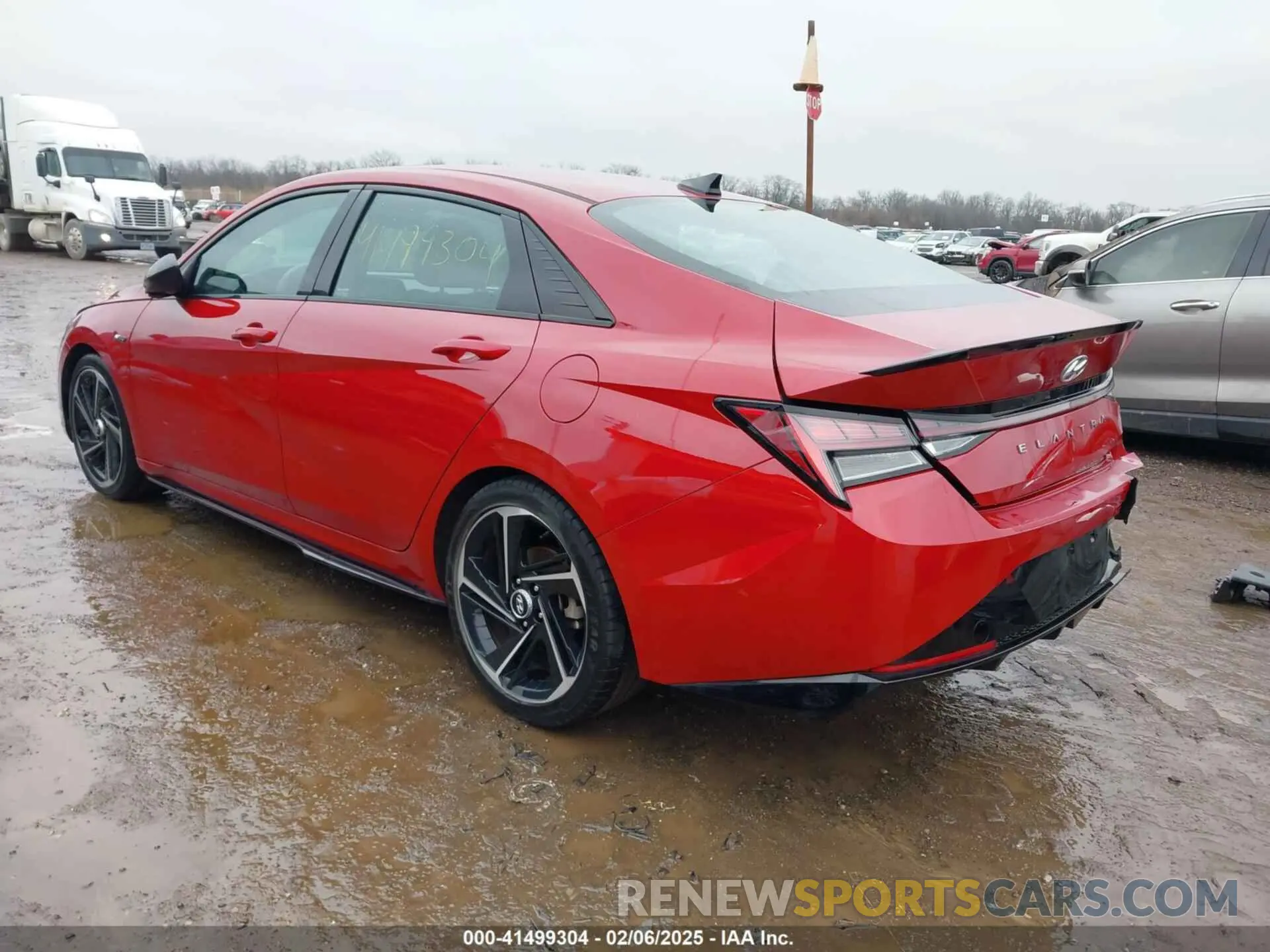 3 Фотография поврежденного автомобиля KMHLR4AF7NU313300 HYUNDAI ELANTRA 2022