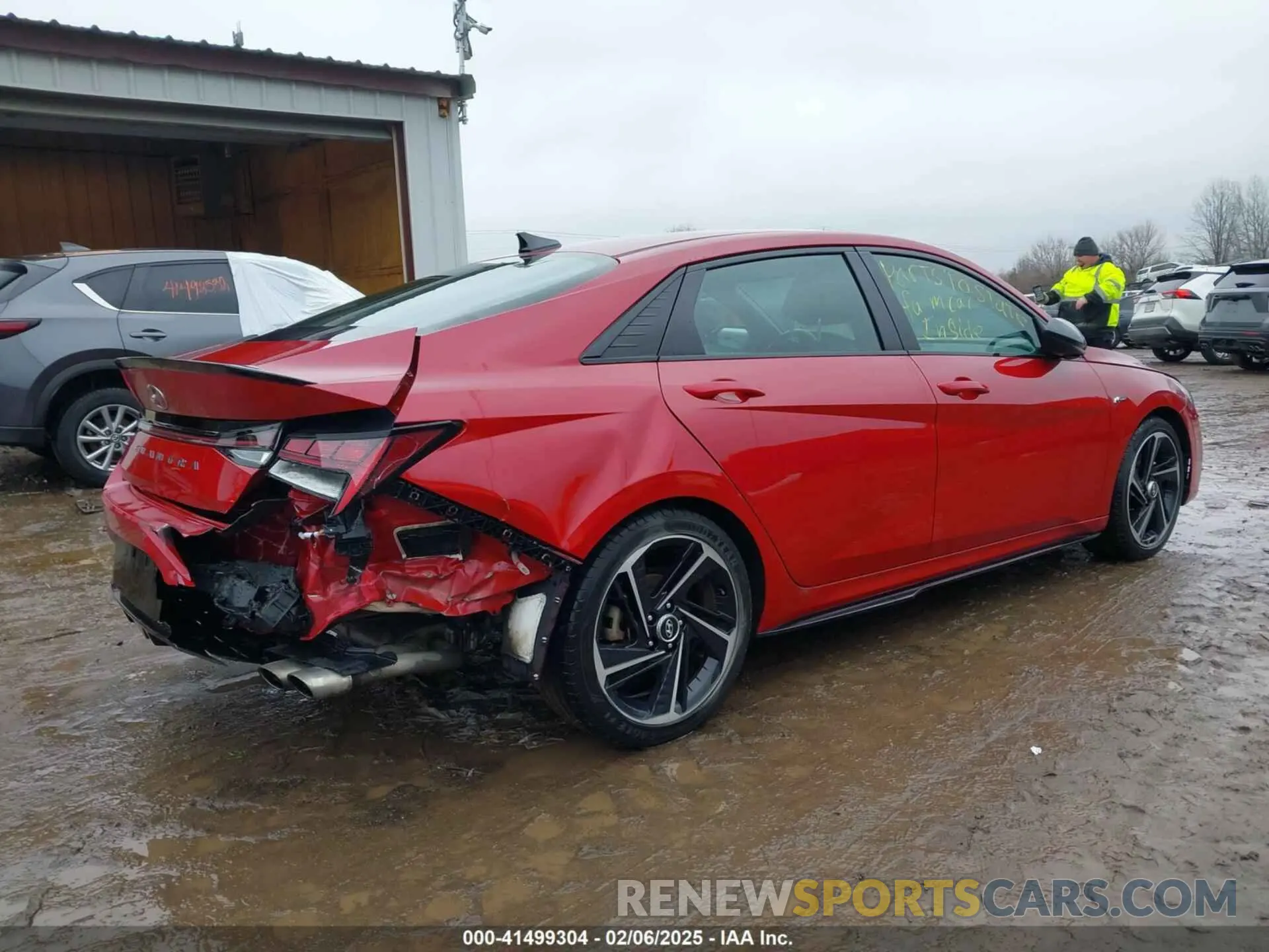4 Фотография поврежденного автомобиля KMHLR4AF7NU313300 HYUNDAI ELANTRA 2022