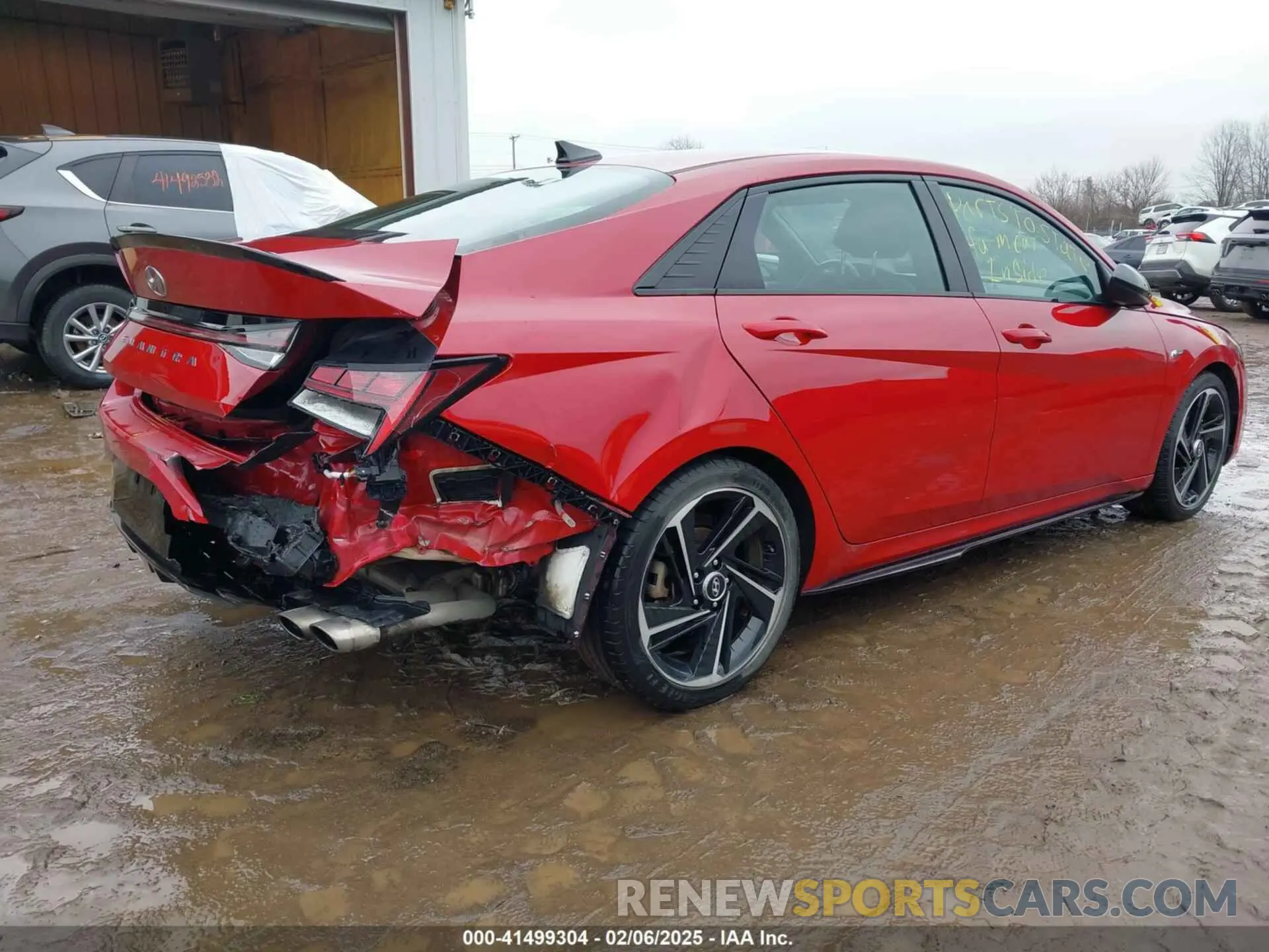 6 Фотография поврежденного автомобиля KMHLR4AF7NU313300 HYUNDAI ELANTRA 2022