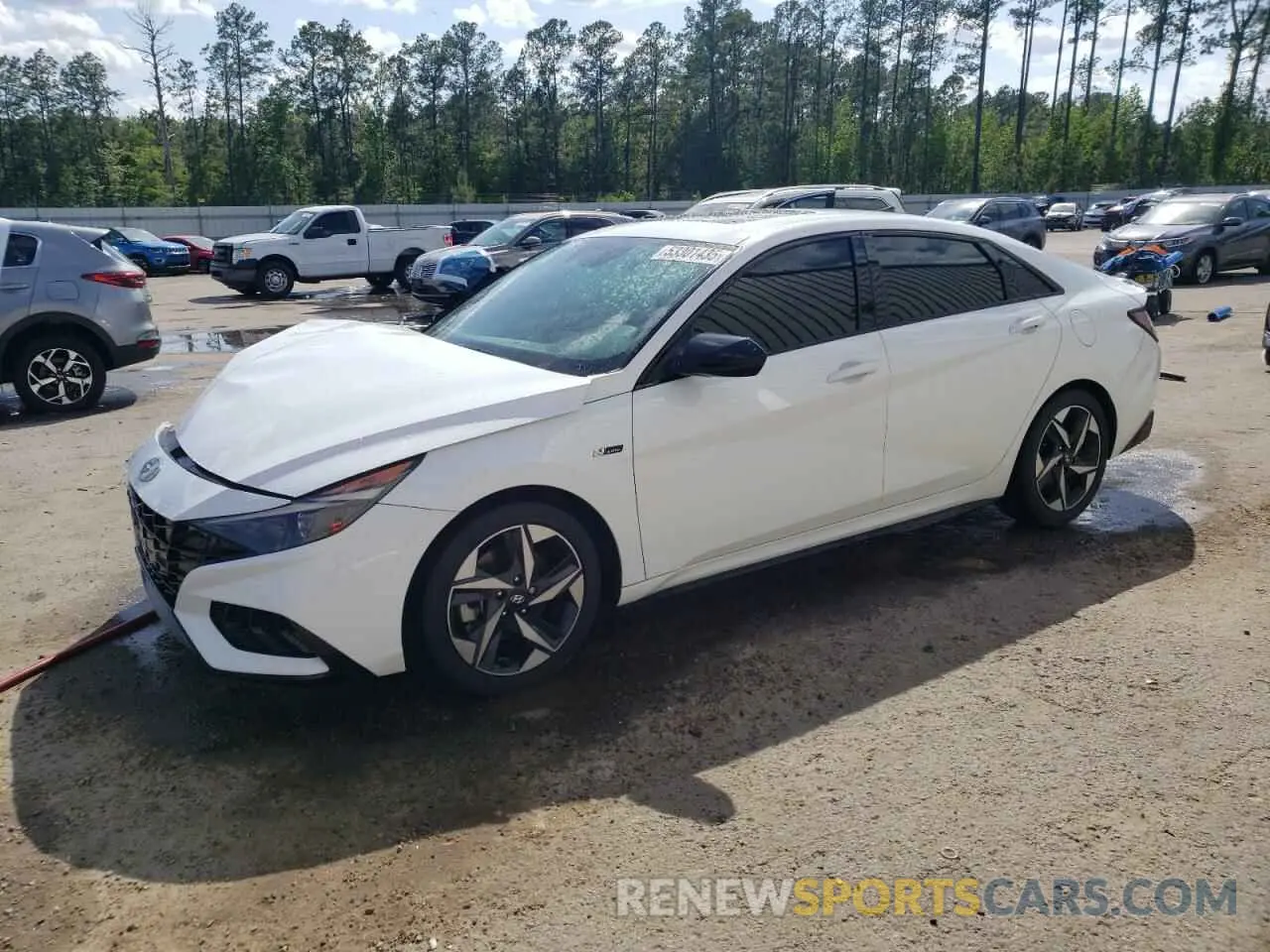 1 Фотография поврежденного автомобиля KMHLR4AF9NU304775 HYUNDAI ELANTRA 2022