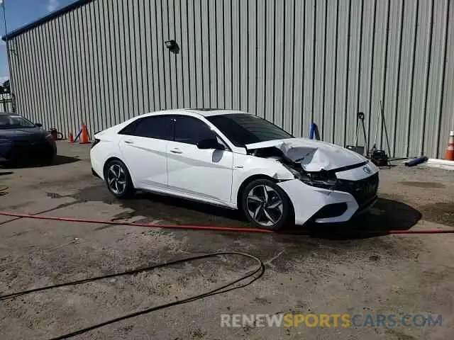 13 Фотография поврежденного автомобиля KMHLR4AF9NU304775 HYUNDAI ELANTRA 2022