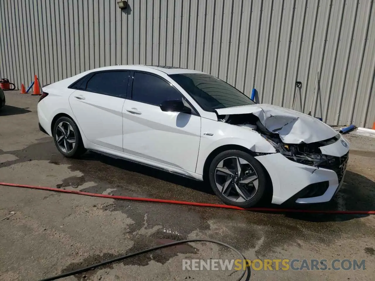 4 Фотография поврежденного автомобиля KMHLR4AF9NU304775 HYUNDAI ELANTRA 2022