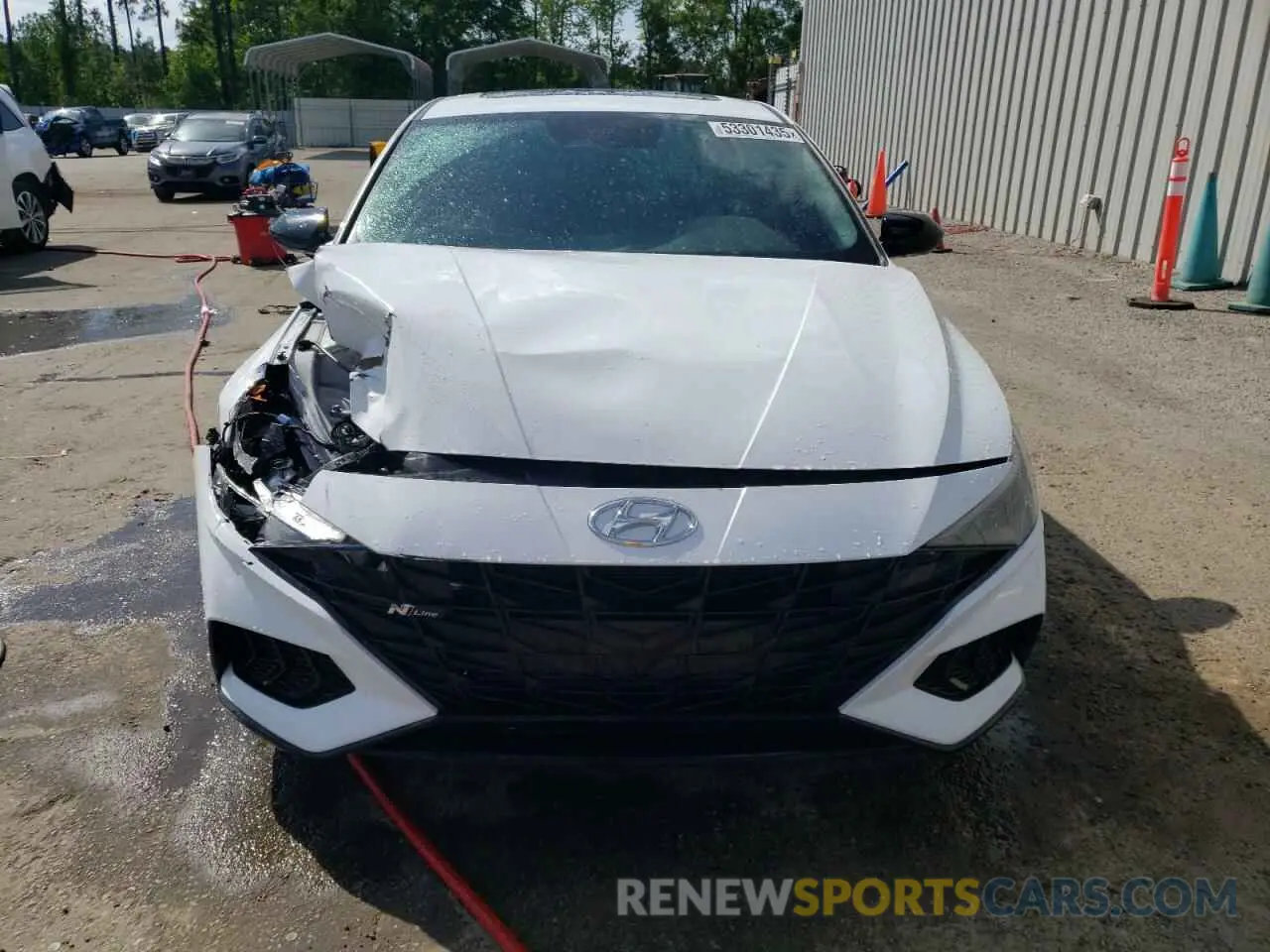 5 Фотография поврежденного автомобиля KMHLR4AF9NU304775 HYUNDAI ELANTRA 2022