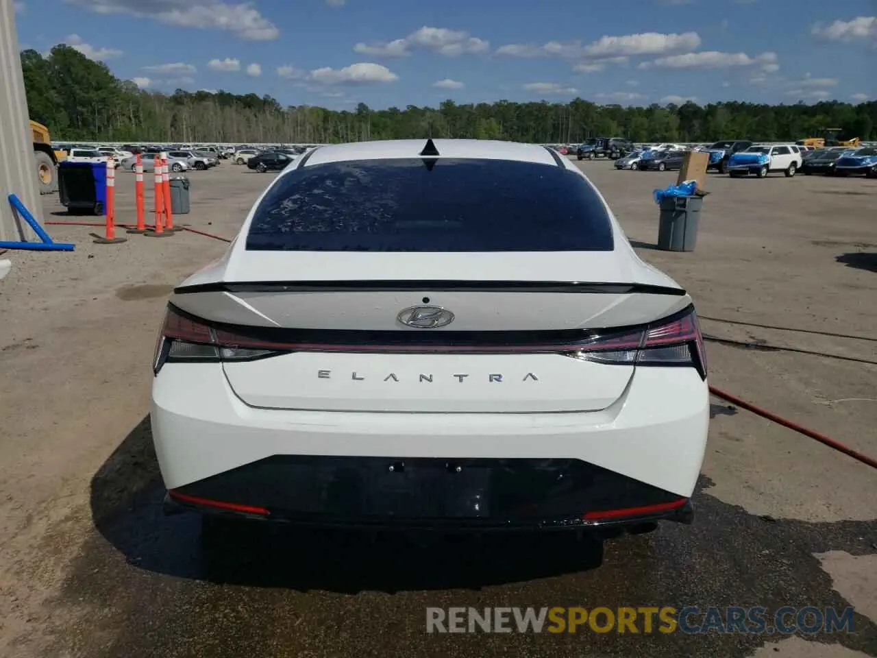 6 Фотография поврежденного автомобиля KMHLR4AF9NU304775 HYUNDAI ELANTRA 2022