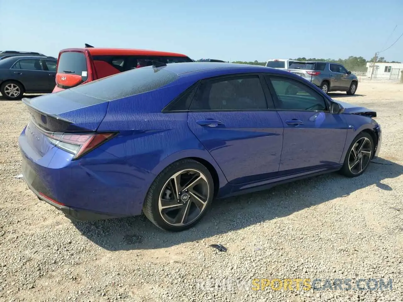 3 Фотография поврежденного автомобиля KMHLR4AFXNU236163 HYUNDAI ELANTRA 2022