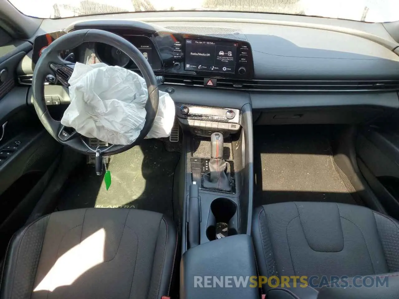 8 Фотография поврежденного автомобиля KMHLR4AFXNU236163 HYUNDAI ELANTRA 2022