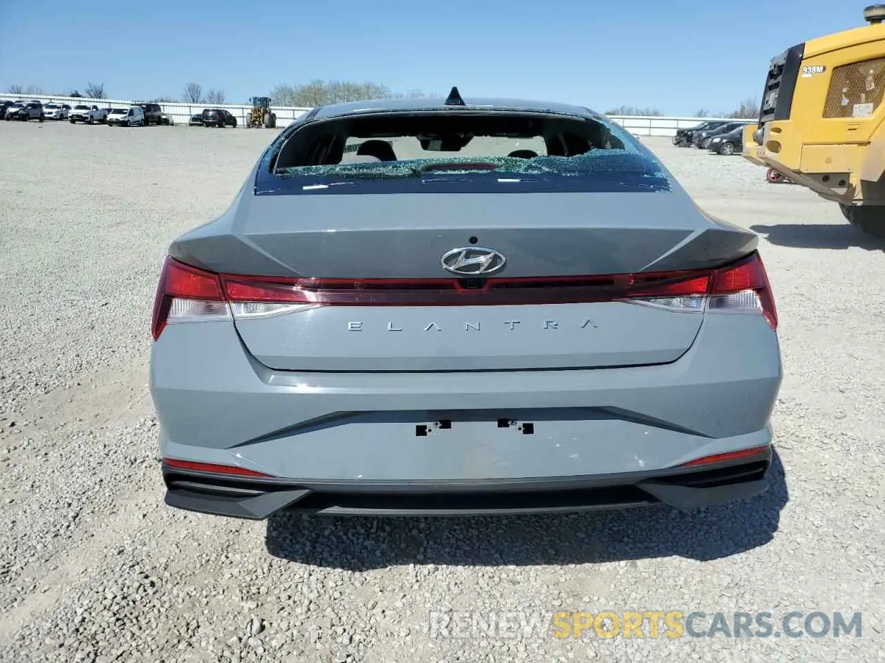 6 Photograph of a damaged car KMHLS4AG0NU264700 HYUNDAI ELANTRA 2022