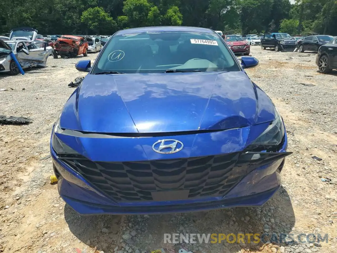 5 Фотография поврежденного автомобиля KMHLS4AG2NU306719 HYUNDAI ELANTRA 2022
