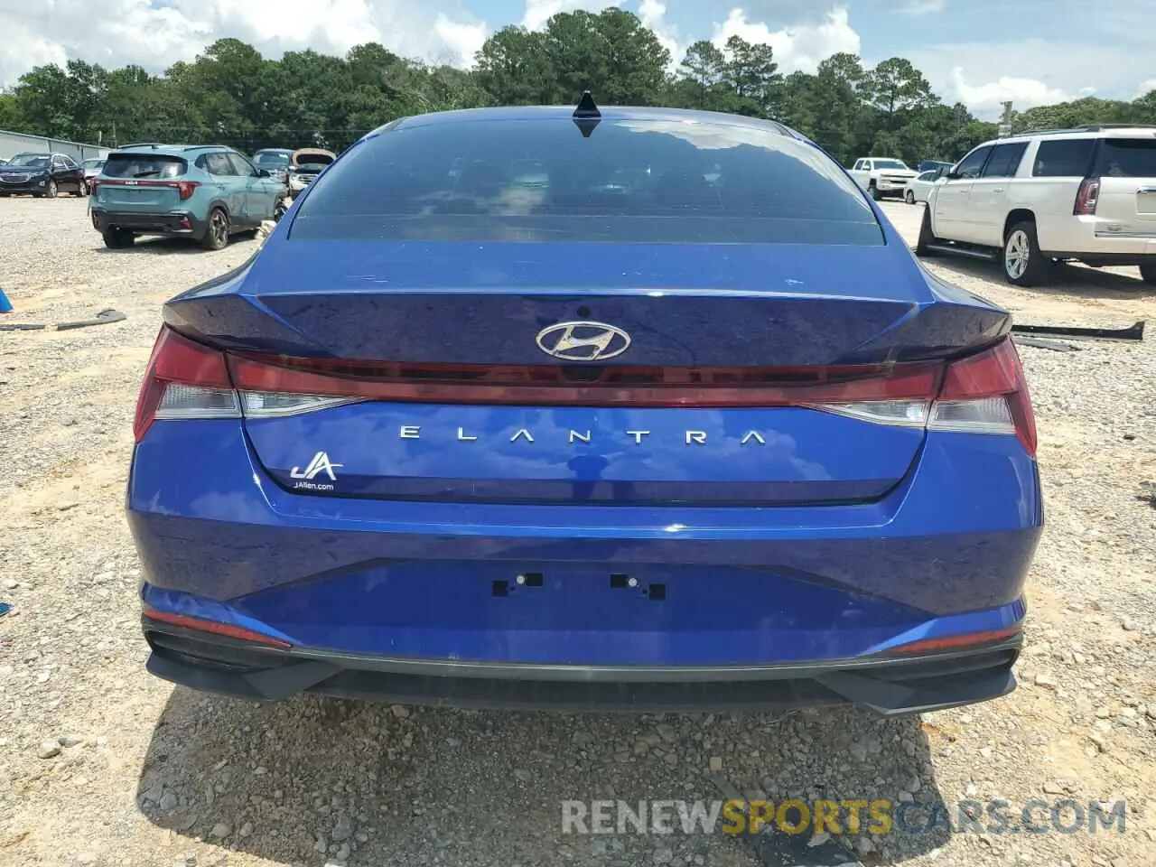 6 Фотография поврежденного автомобиля KMHLS4AG2NU306719 HYUNDAI ELANTRA 2022
