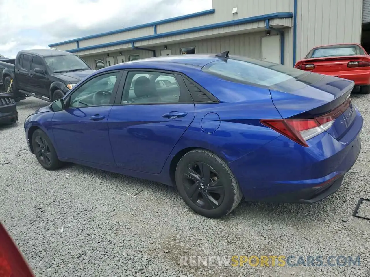 2 Photograph of a damaged car KMHLS4AG4NU367618 HYUNDAI ELANTRA 2022