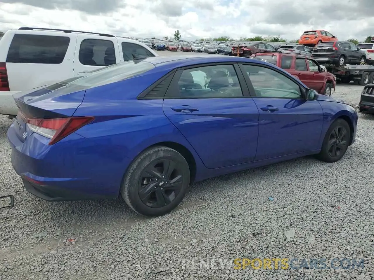 3 Photograph of a damaged car KMHLS4AG4NU367618 HYUNDAI ELANTRA 2022