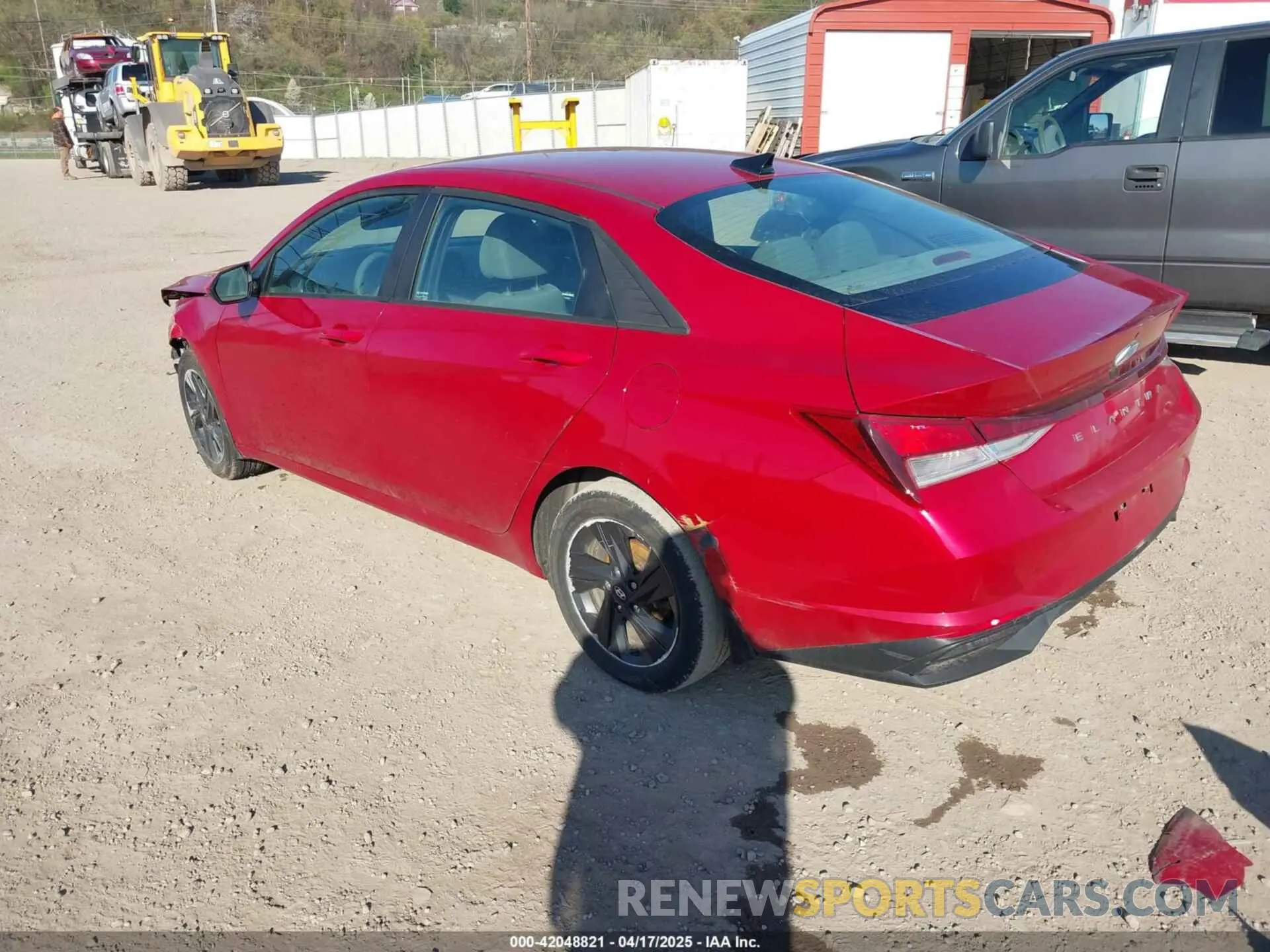 3 Photograph of a damaged car KMHLS4AG5NU288782 HYUNDAI ELANTRA 2022