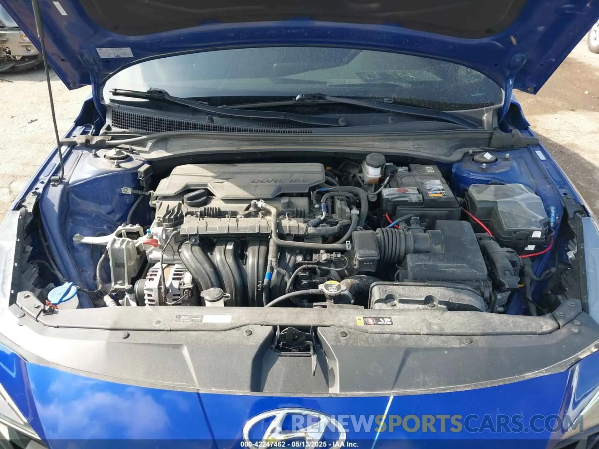 10 Photograph of a damaged car KMHLS4AG6NU334295 HYUNDAI ELANTRA 2022