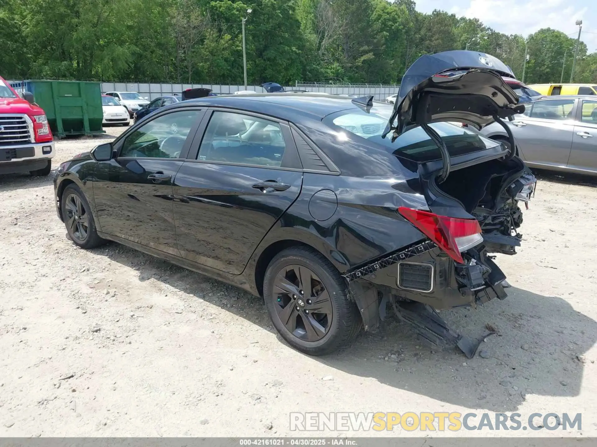 3 Фотография поврежденного автомобиля KMHLS4AG7NU217468 HYUNDAI ELANTRA 2022