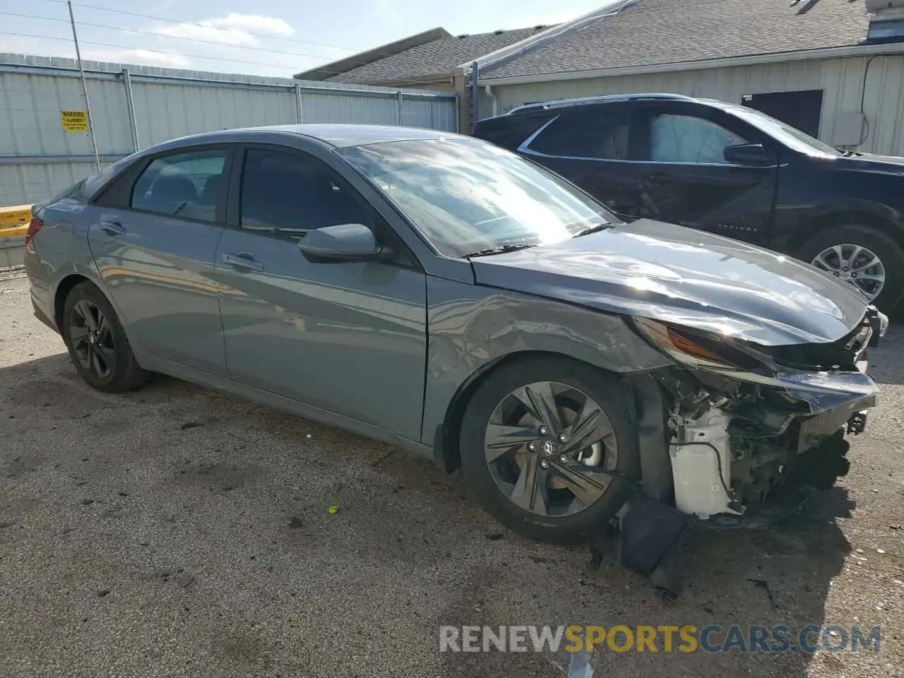 4 Photograph of a damaged car KMHLS4AG7NU302164 HYUNDAI ELANTRA 2022