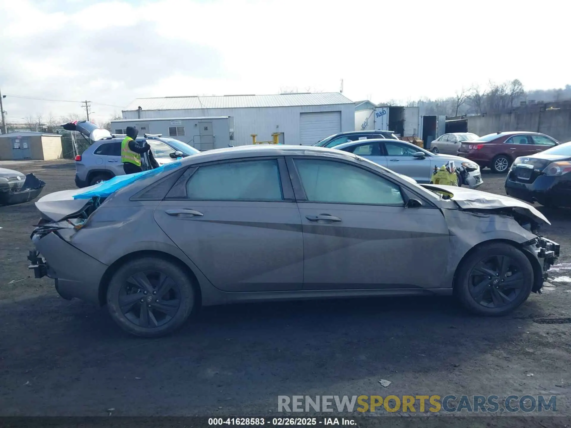6 Photograph of a damaged car KMHLS4AG7NU347542 HYUNDAI ELANTRA 2022
