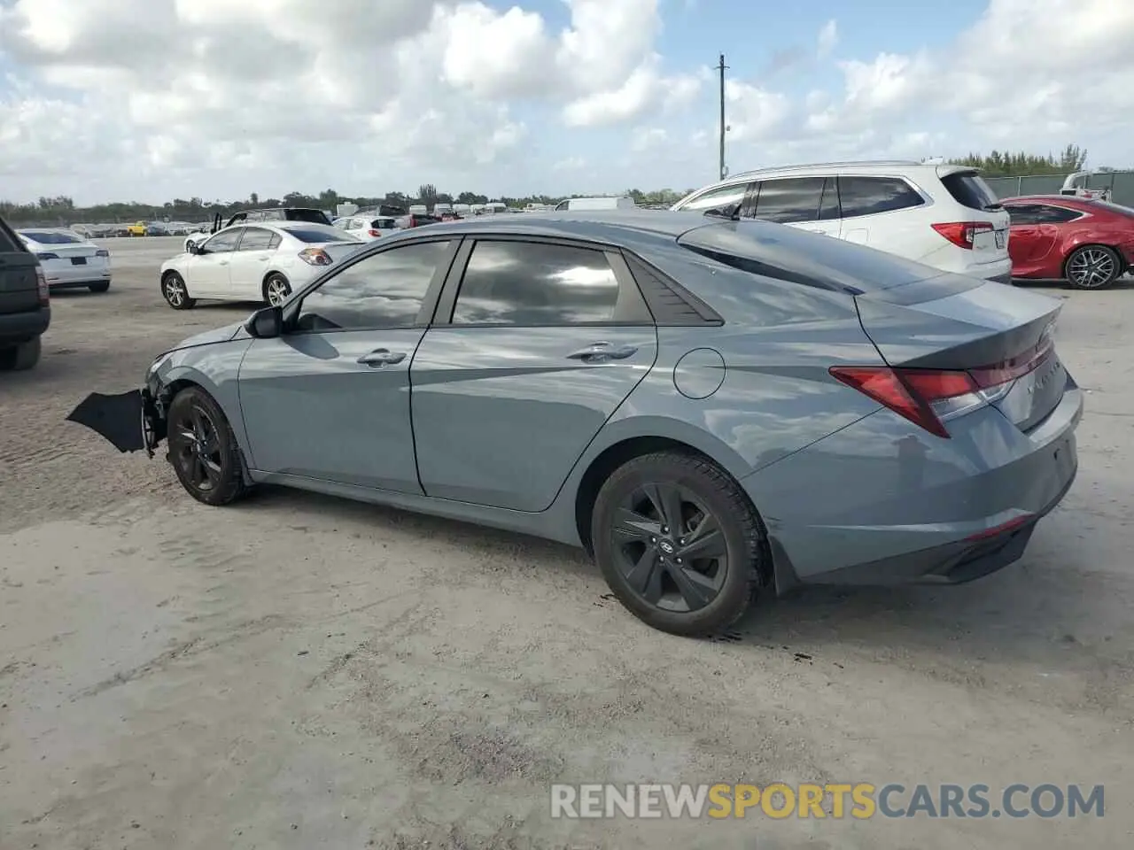 2 Photograph of a damaged car KMHLS4AG8NU227247 HYUNDAI ELANTRA 2022