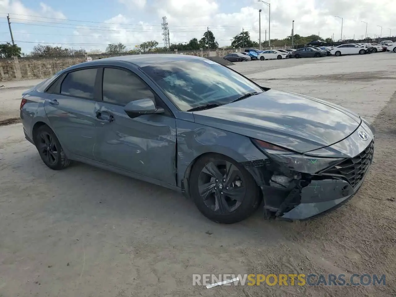 4 Photograph of a damaged car KMHLS4AG8NU227247 HYUNDAI ELANTRA 2022