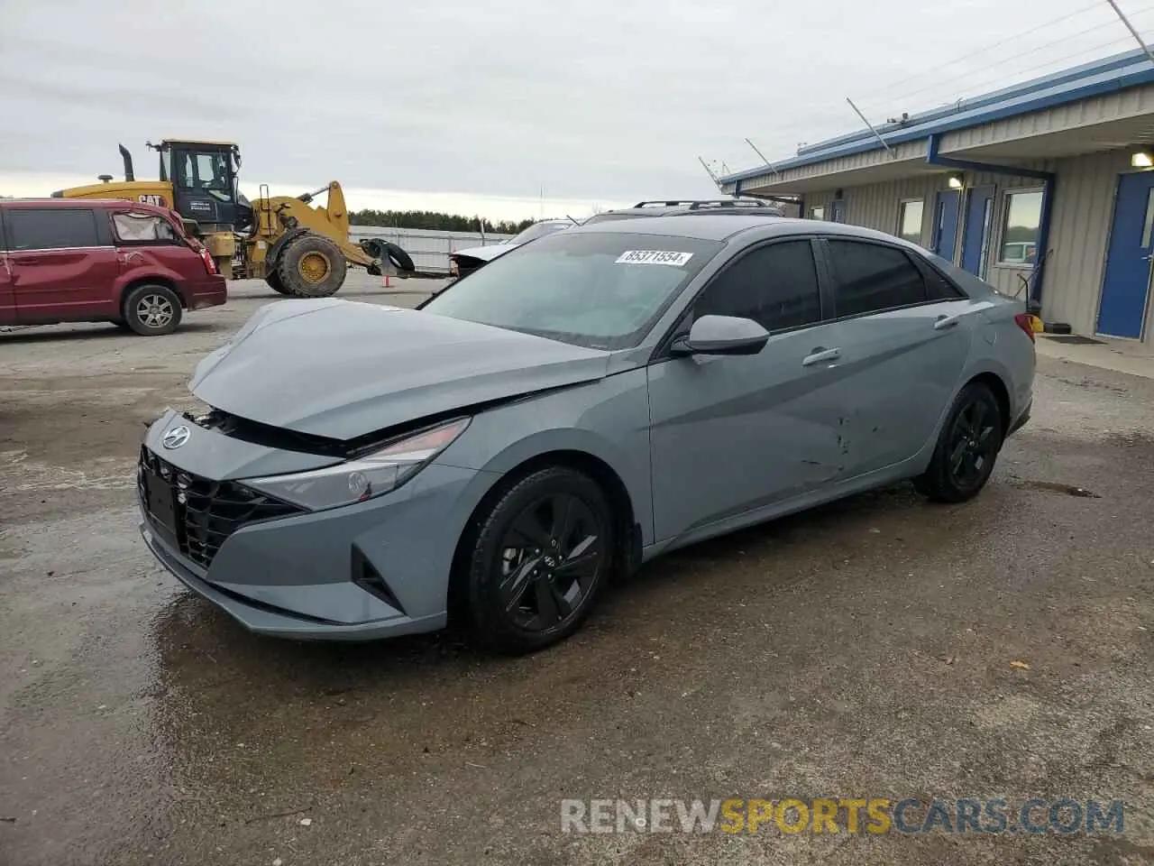 1 Photograph of a damaged car KMHLS4AG8NU244470 HYUNDAI ELANTRA 2022