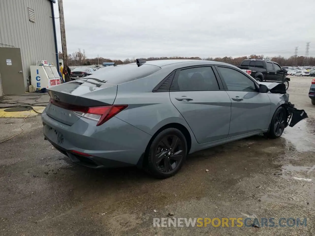 3 Photograph of a damaged car KMHLS4AG8NU244470 HYUNDAI ELANTRA 2022