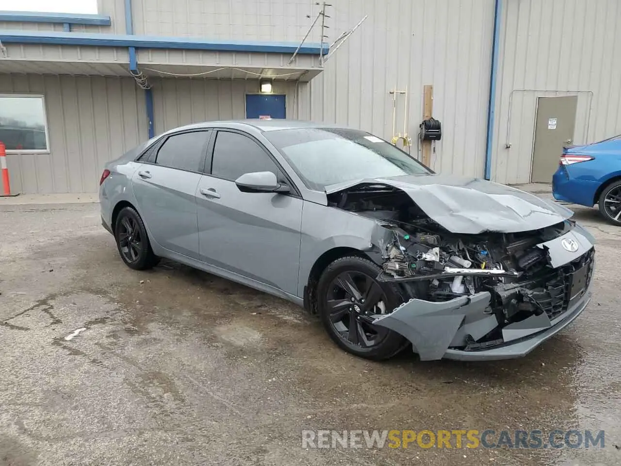 4 Photograph of a damaged car KMHLS4AG8NU244470 HYUNDAI ELANTRA 2022