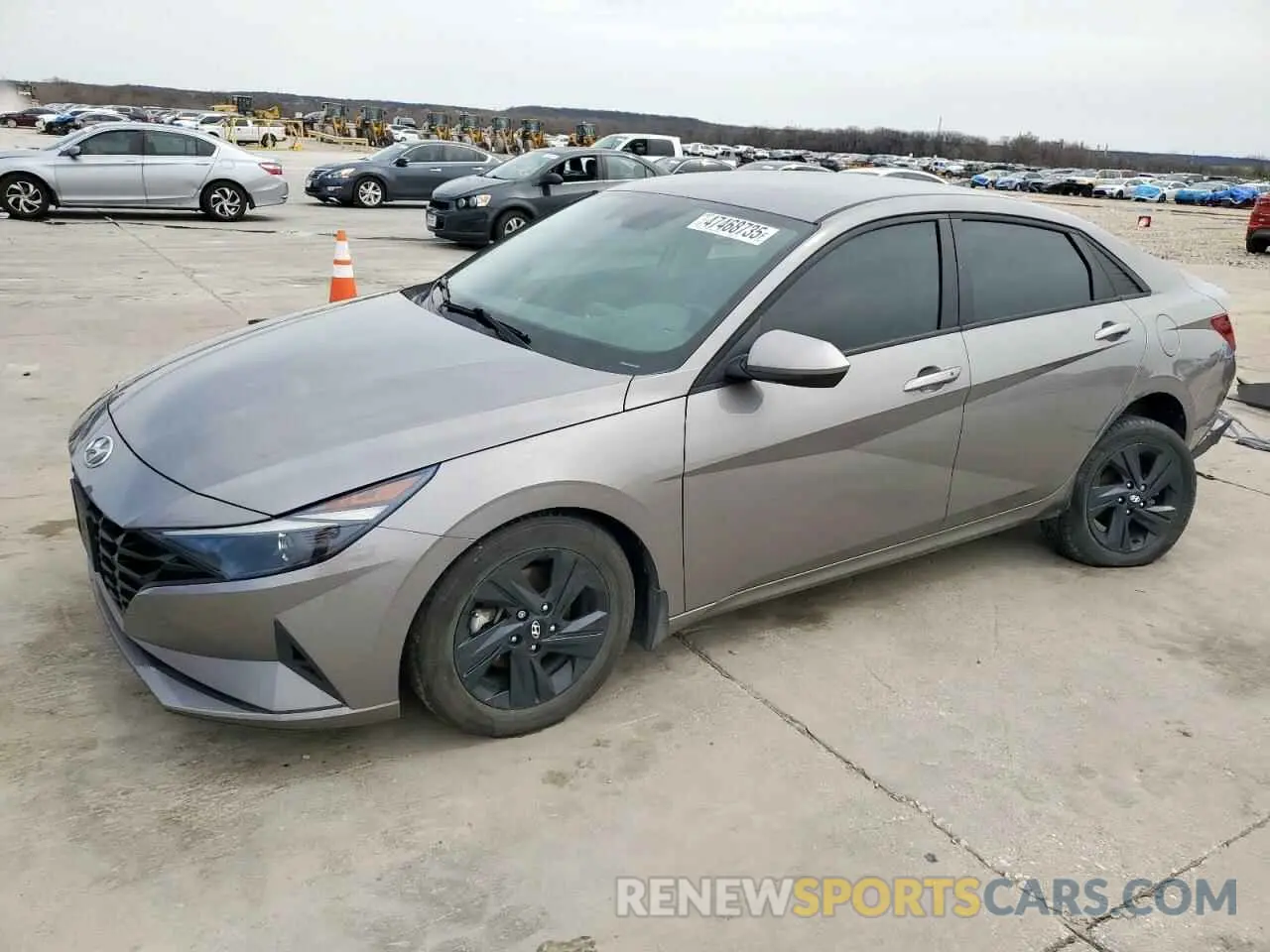 1 Photograph of a damaged car KMHLS4AG8NU336419 HYUNDAI ELANTRA 2022