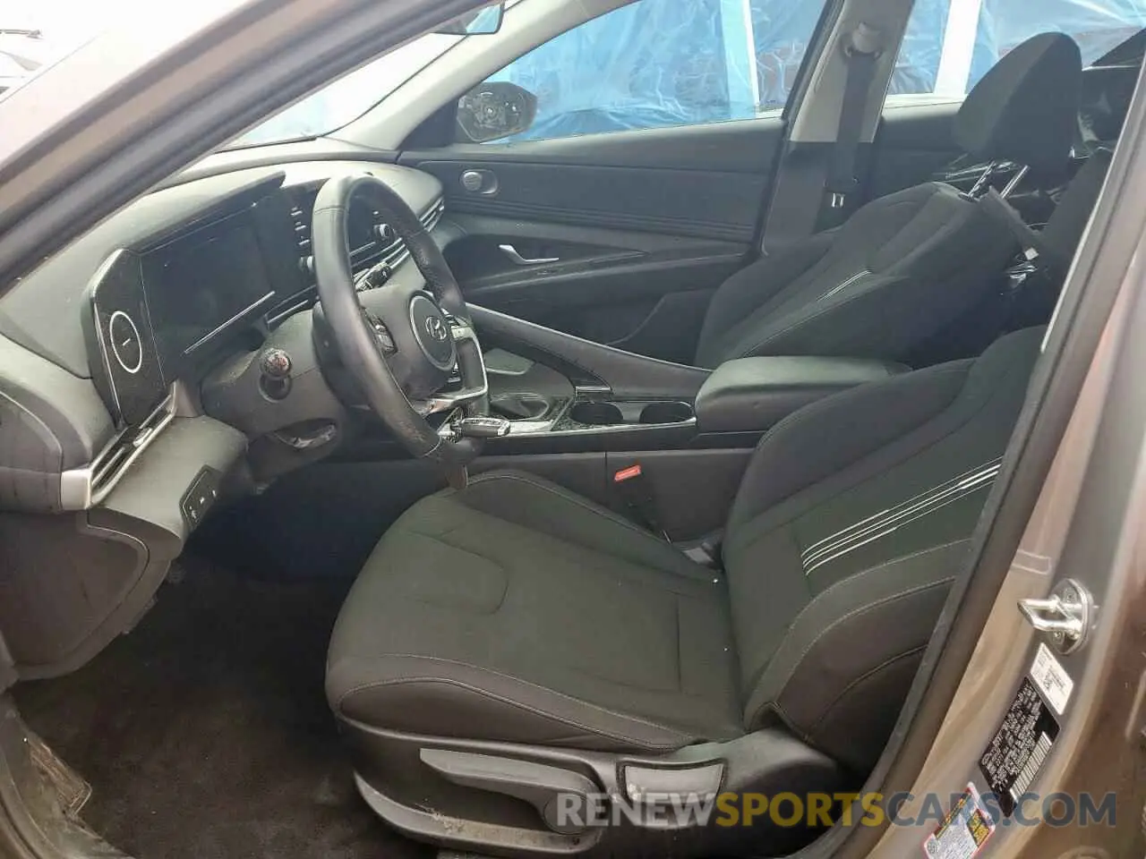 7 Photograph of a damaged car KMHLS4AG8NU336419 HYUNDAI ELANTRA 2022