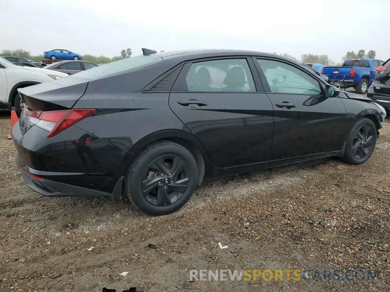 3 Photograph of a damaged car KMHLS4AG8NU347503 HYUNDAI ELANTRA 2022
