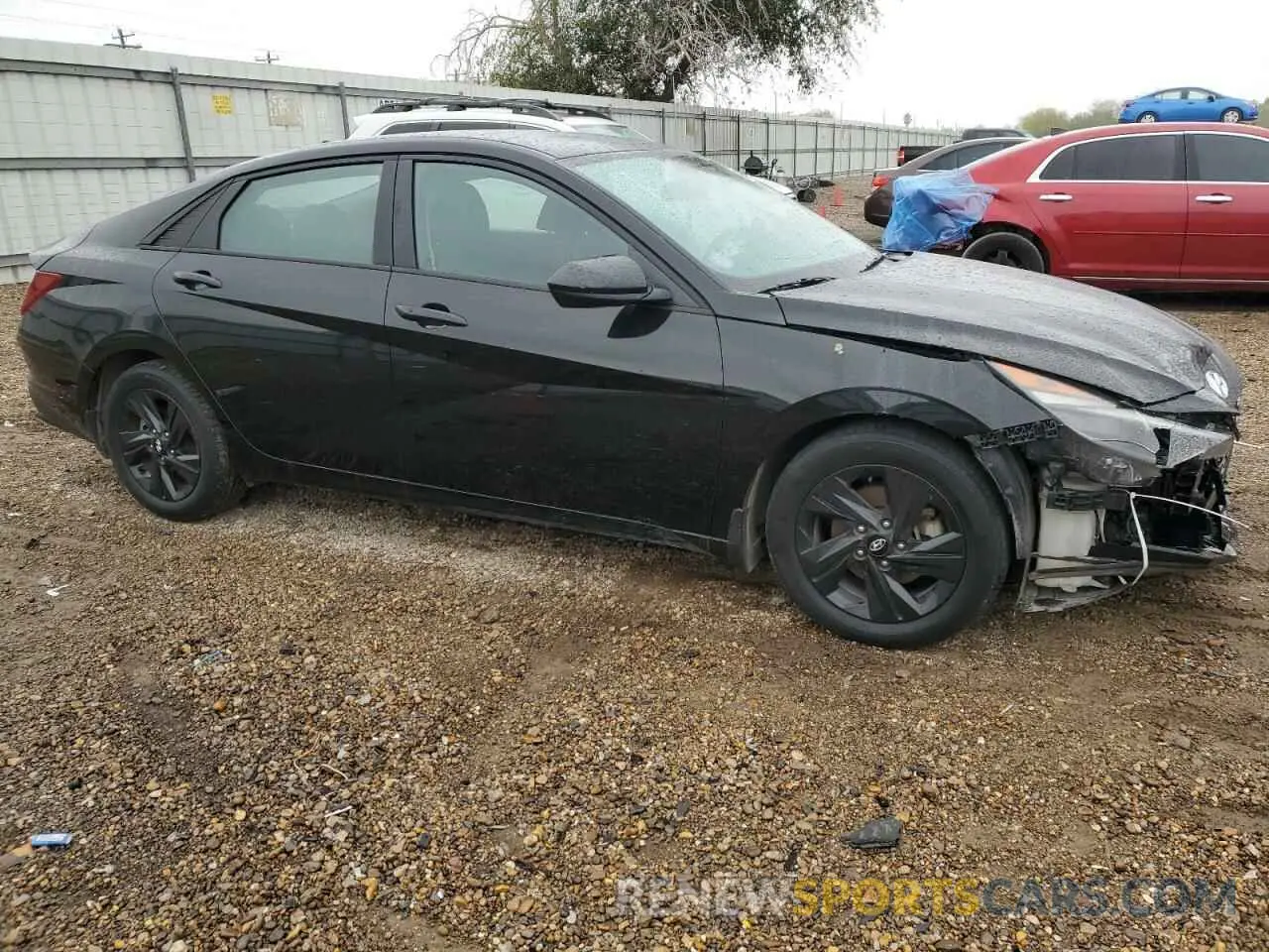 4 Photograph of a damaged car KMHLS4AG8NU347503 HYUNDAI ELANTRA 2022