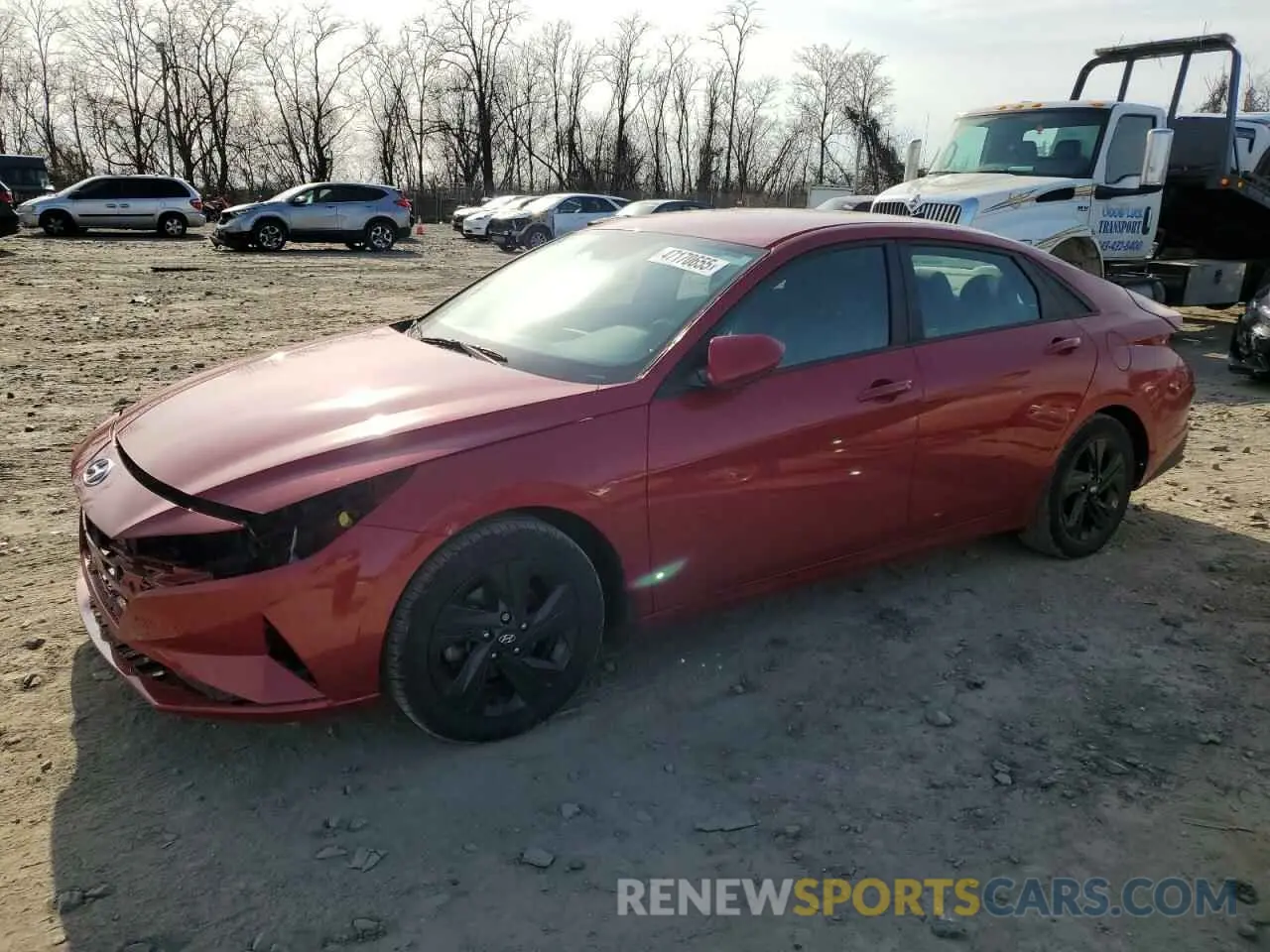 1 Фотография поврежденного автомобиля KMHLS4AGXNU218114 HYUNDAI ELANTRA 2022