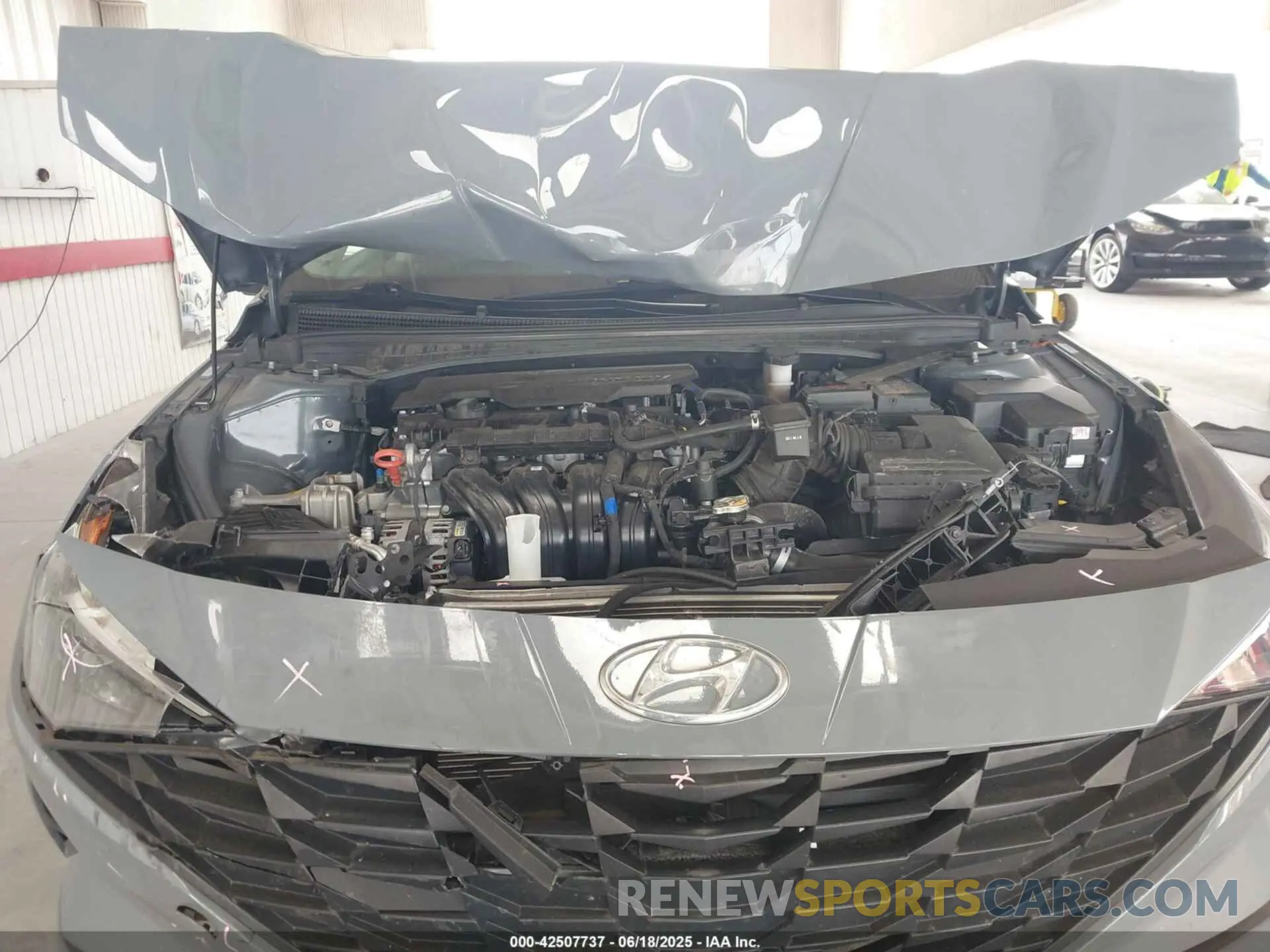 10 Photograph of a damaged car KMHLS4AGXNU257771 HYUNDAI ELANTRA 2022