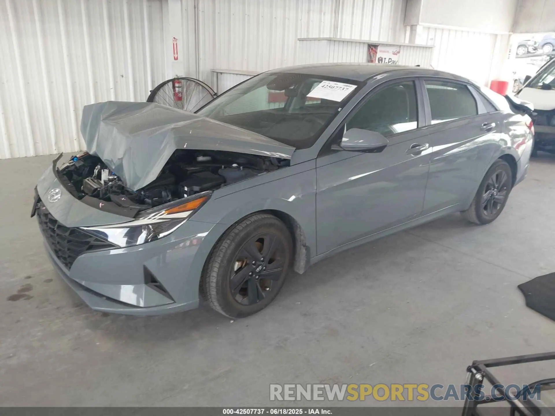 2 Photograph of a damaged car KMHLS4AGXNU257771 HYUNDAI ELANTRA 2022