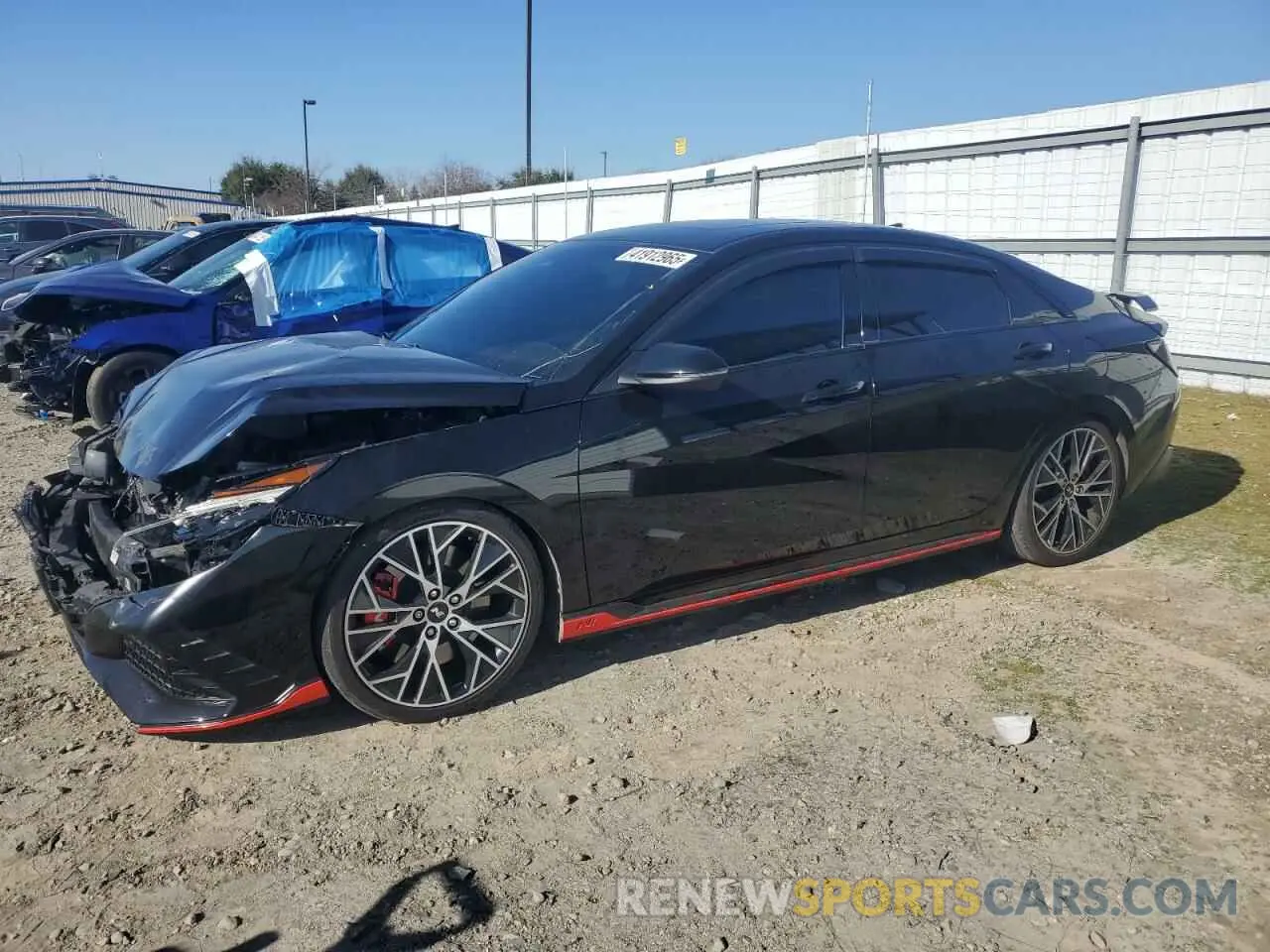 1 Photograph of a damaged car KMHLW4AK1NU003973 HYUNDAI ELANTRA 2022