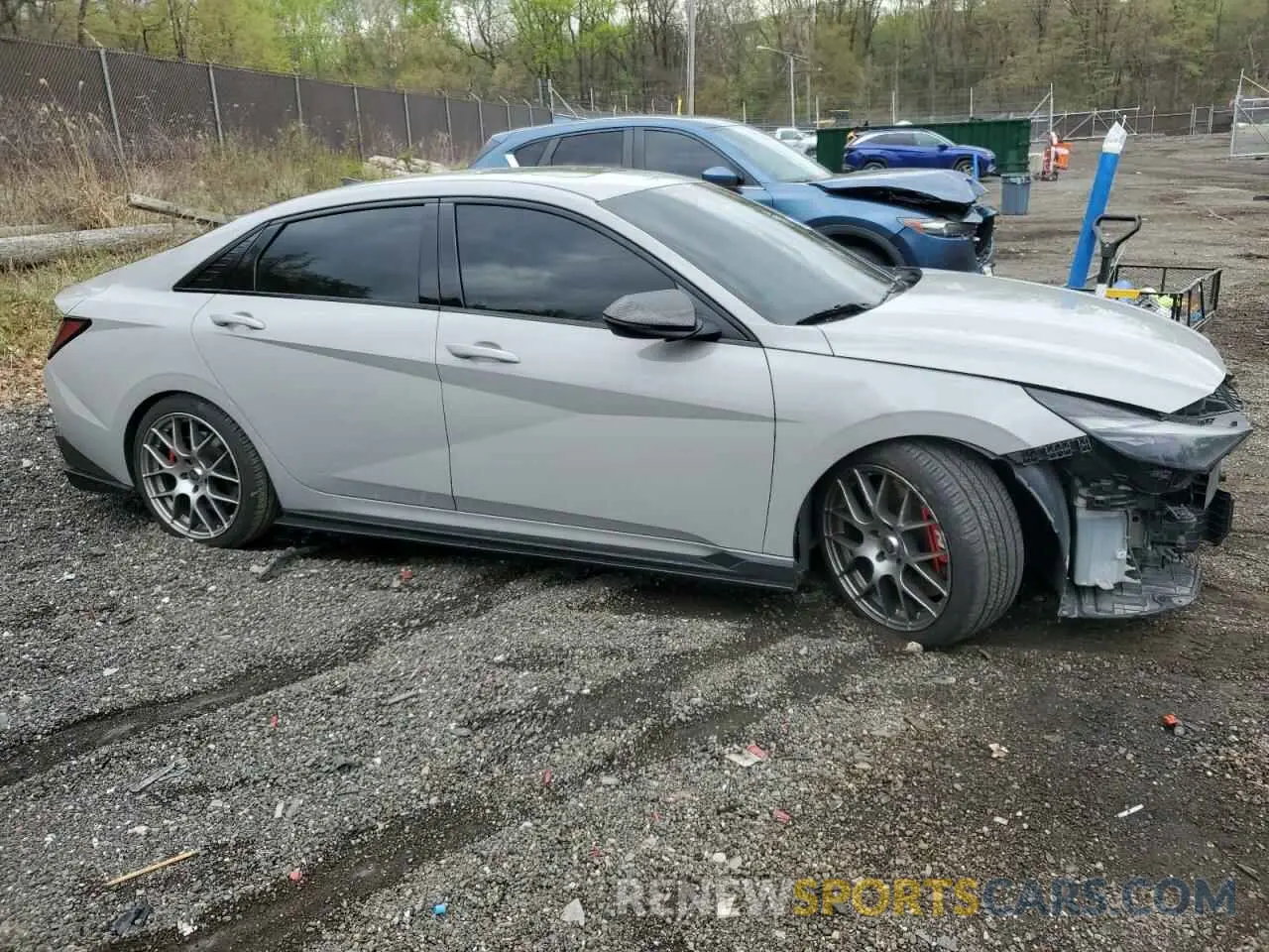 4 Photograph of a damaged car KMHLW4AK4NU001568 HYUNDAI ELANTRA 2022